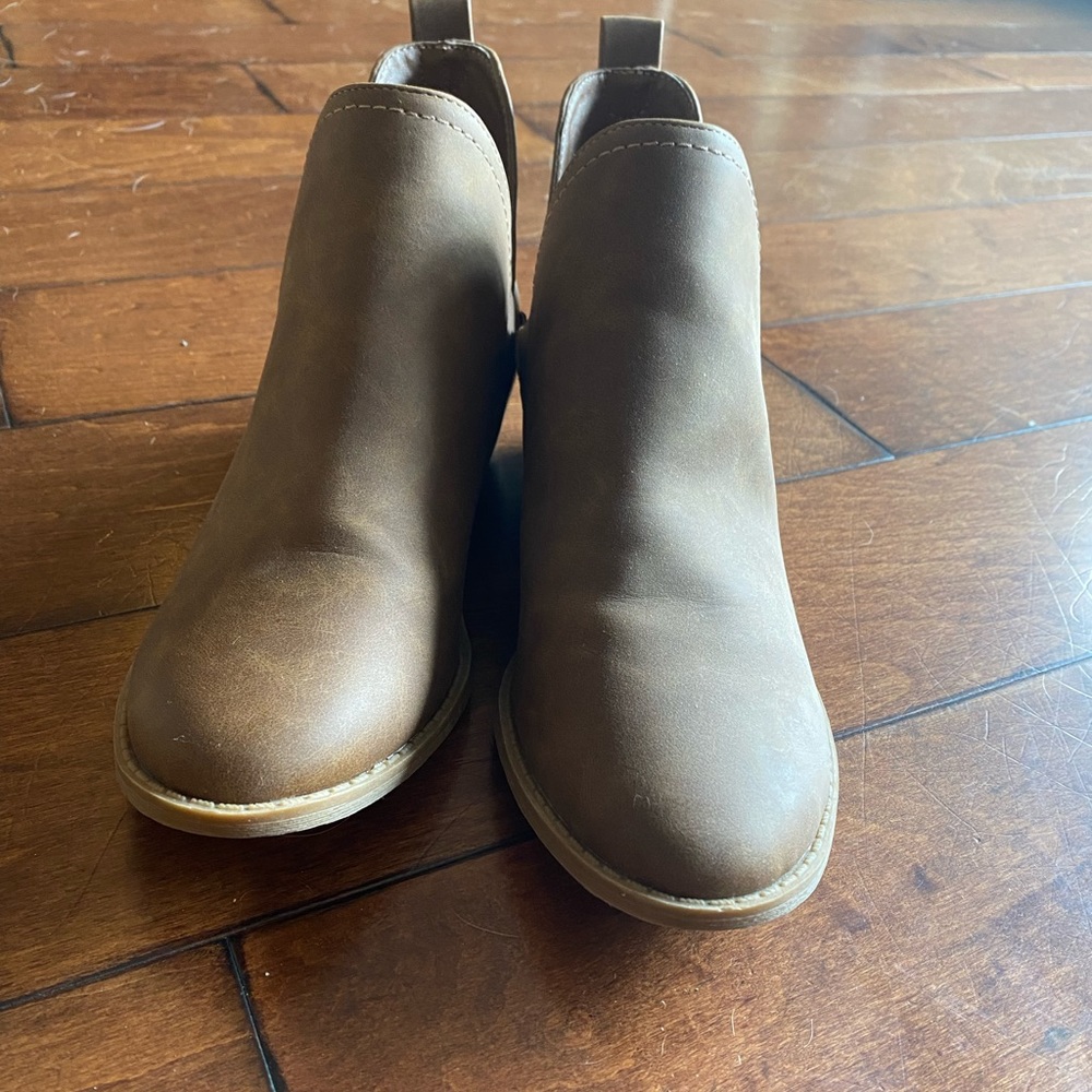 Brown booties